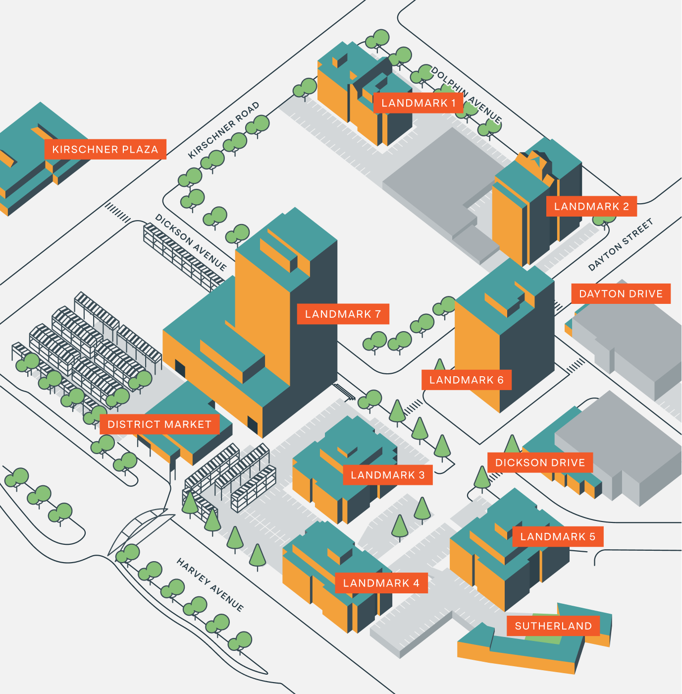 Landmark District Map